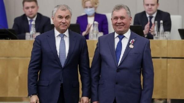 Председатель АКЗС награжден почетным знаком Государственной Думы «За заслуги в развитии парламентаризма» Председатель АКЗС награжден почетным знаком Государственной Думы «За заслуги в развитии парламентаризма»