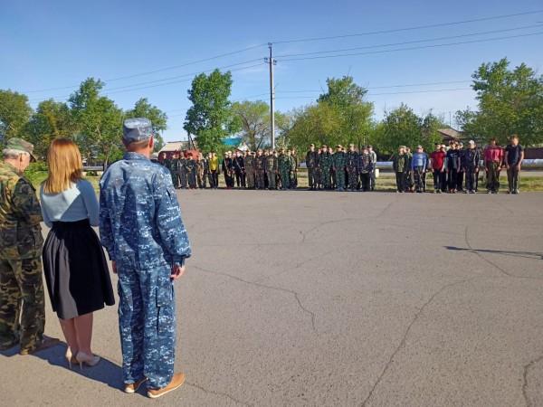 В Славгороде дан старт военно-полевым сборам старшеклассников