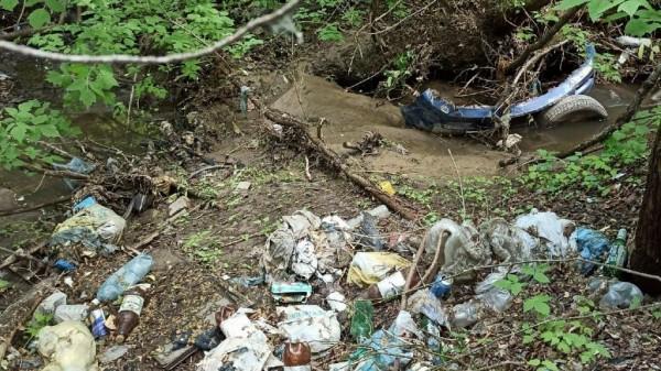 Барнаульцы пожаловались на свалку, которая образовалась рядом с озером на Гущина Барнаульцы пожаловались на свалку, которая образовалась рядом с озером на Гущина