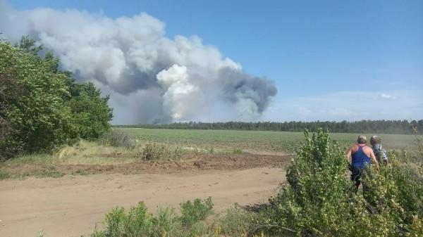 Пожар в Михайловском районе удалось локализовать Пожар в Михайловском районе удалось локализовать