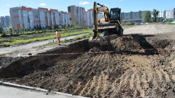 На проспекте Энергетиков в Барнауле начали строить дорогу На проспекте Энергетиков в Барнауле начали строить дорогу