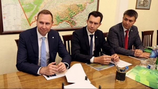 Виктор Томенко встретился с новым председателем Сибирского Сбербанка