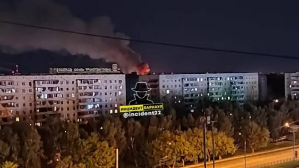 В Барнауле ночью горели два частных дома