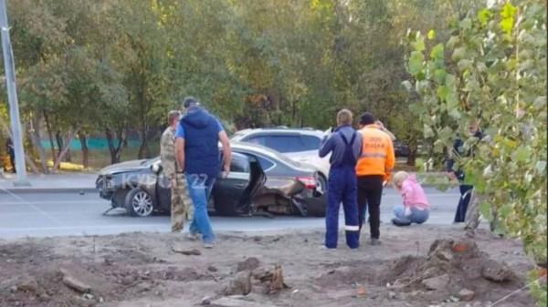 Жесткое ДТП произошло в центре Барнаула