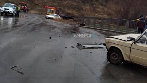 В Барнауле произошло жесткое ДТП