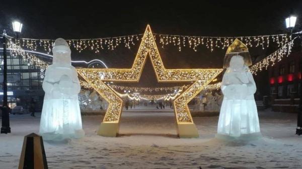 Как украсили Барнаул к Новому году