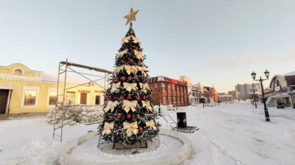 Как украсили Барнаул к Новому году