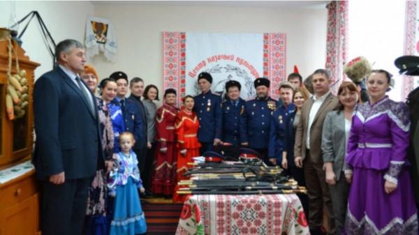 В Кытмановском районе открыли центр традиционной казачьей культуры