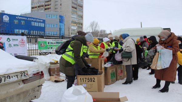 В Барнауле и Новоалтайске прошла экоакция по сбору вторсырья